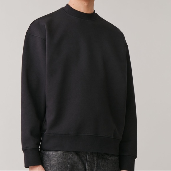 cos black cotton sweatshirt - Picture 2 of 4